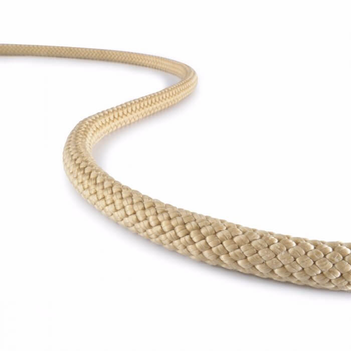 What are the main materials used for safety ropes? aramid-escape