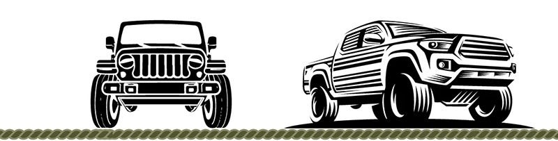 How to Choose the Diameter and Length of a Off-Road Kinetic Recovery Rope? 图片2